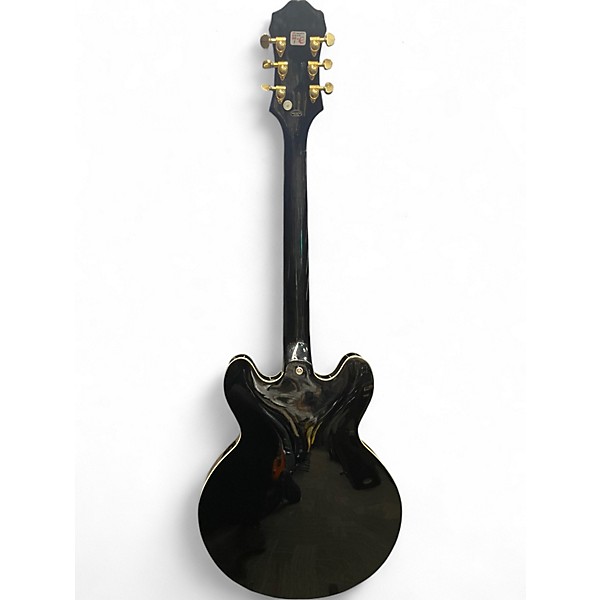 Used Epiphone Sheraton II Ebony Hollow Body Electric Guitar