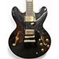 Used Epiphone Sheraton II Ebony Hollow Body Electric Guitar