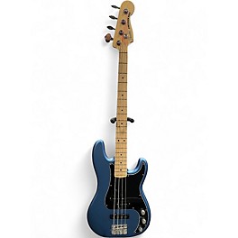 Used Fender American Performer Precision Bass Satin Blue Electric Bass Guitar