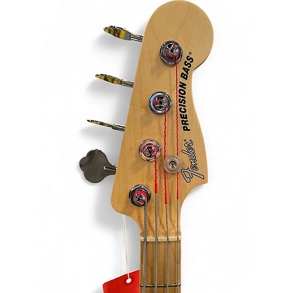 Used Fender American Performer Precision Bass Satin Blue Electric Bass Guitar