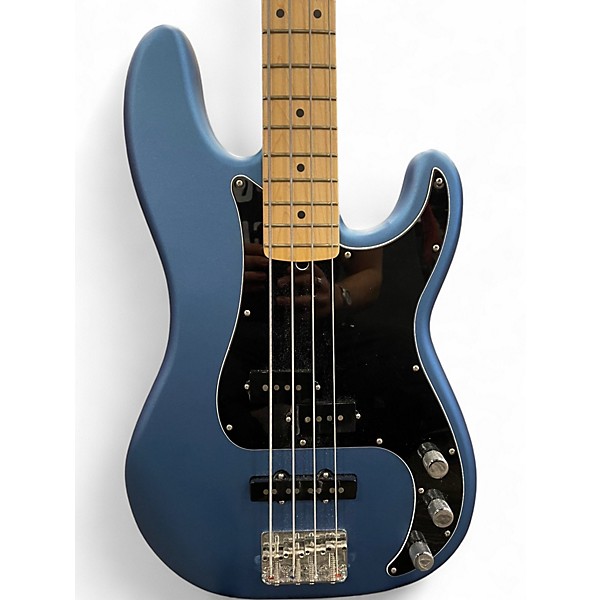 Used Fender American Performer Precision Bass Satin Blue Electric Bass Guitar