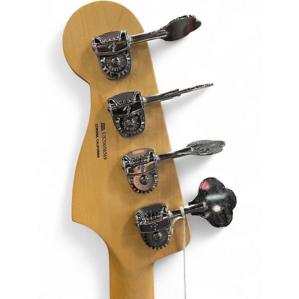 Used Fender American Performer Precision Bass Satin Blue Electric Bass Guitar