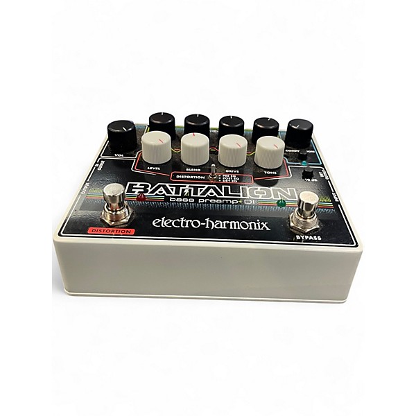 Used Electro-Harmonix BATTALION BASS PREAMP+DI Effect Pedal