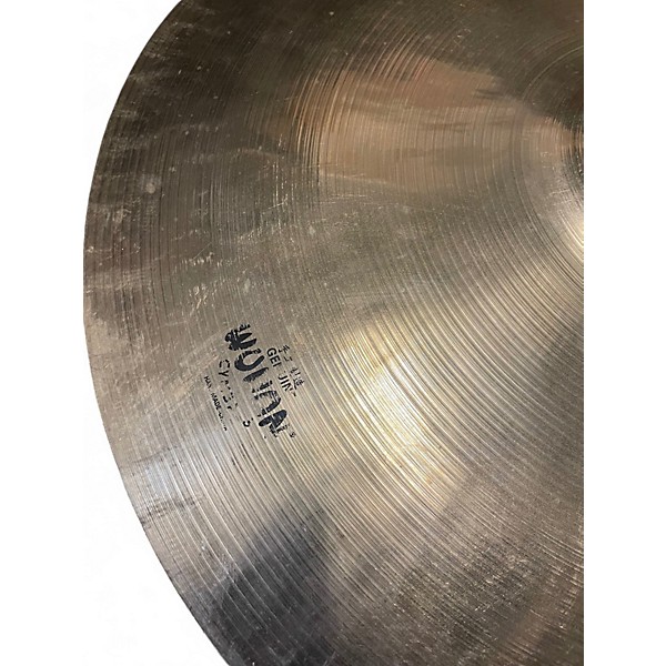 Used Wuhan Cymbals & Gongs 19in WESTERN THIN CRASH Cymbal