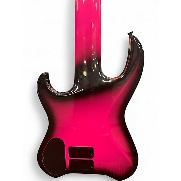 Used Kiesel Vader 6 Hot Pink Electric Bass Guitar