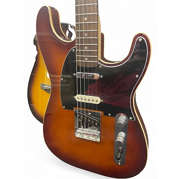Used Squier Paranormal Custom Nashville Stratocaster 2 Color Sunburst Solid Body Electric Guitar