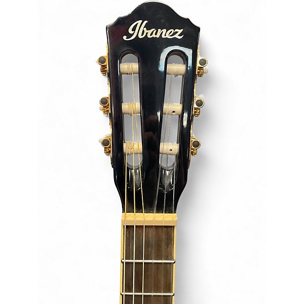 Used Ibanez AEG10NII Black Classical Acoustic Electric Guitar