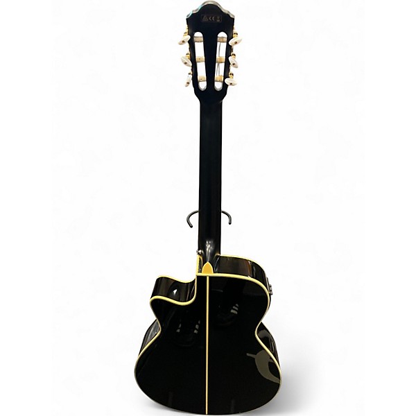 Used Ibanez AEG10NII Black Classical Acoustic Electric Guitar