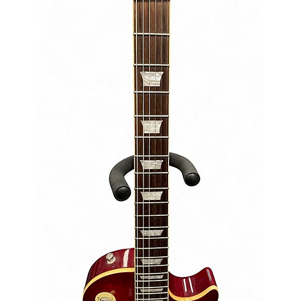 Used Epiphone Les Paul Classic Crimson Red Trans Solid Body Electric Guitar