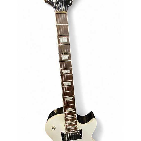 Used Epiphone Les Paul Muse Pearl White Metallic Solid Body Electric Guitar