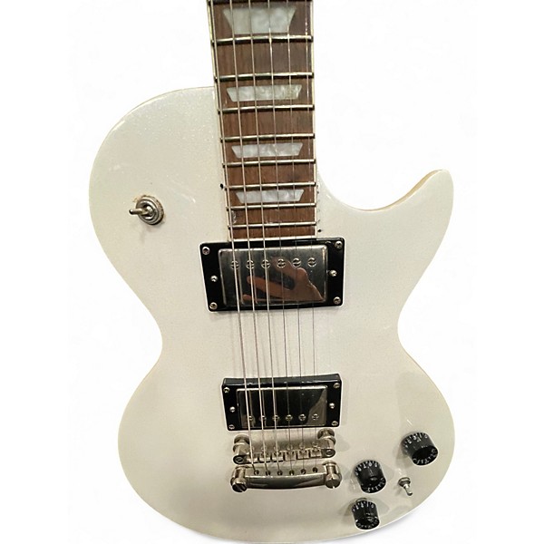 Used Epiphone Les Paul Muse Pearl White Metallic Solid Body Electric Guitar