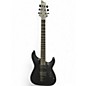 Used Schecter Guitar Research C1 Platinum BLACKOUT BLACK Solid Body Electric Guitar thumbnail