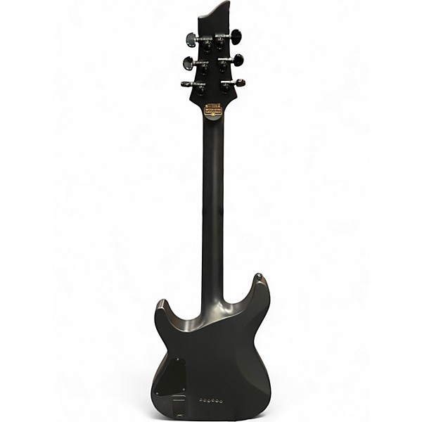 Used Schecter Guitar Research C1 Platinum BLACKOUT BLACK Solid Body Electric Guitar