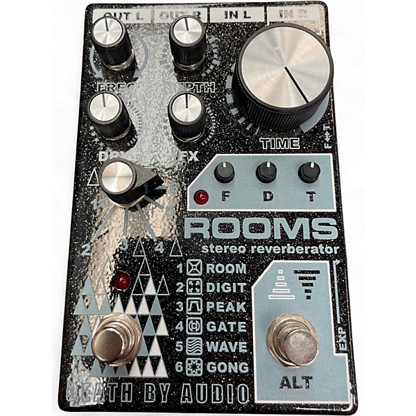 Used Death By Audio Rooms Stereo Reverberator Effect Pedal