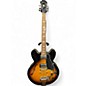 Used Epiphone ES335 Pro 2 Tone Sunburst Hollow Body Electric Guitar thumbnail