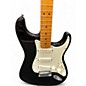 Used Fender American Deluxe Stratocaster V Neck Black Solid Body Electric Guitar