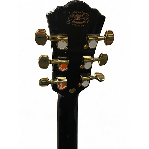 Used Washburn WD100 Black Acoustic Guitar
