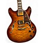 Used 2021 D'Angelico Excel DC XT Amaretto Burst Hollow Body Electric Guitar