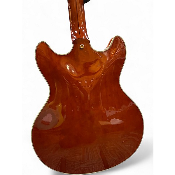 Used 2021 D'Angelico Excel DC XT Amaretto Burst Hollow Body Electric Guitar