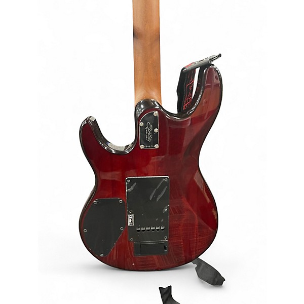 Used Sterling by Music Man LUKE FLAME MAPLE HAZEL BURST Solid Body Electric Guitar