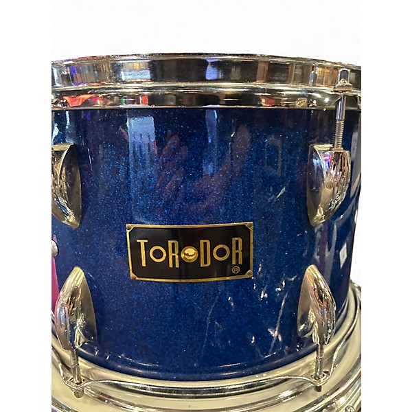 Used Torodor 3 Piece MIJ 1960's Blue Drum Kit
