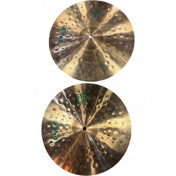 Vintage 1980s Paiste 14in 1000 Series Heavy Hi Hat Cymbal