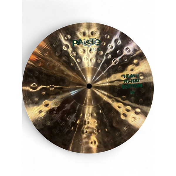 Vintage 1980s Paiste 14in 1000 Series Heavy Hi Hat Cymbal