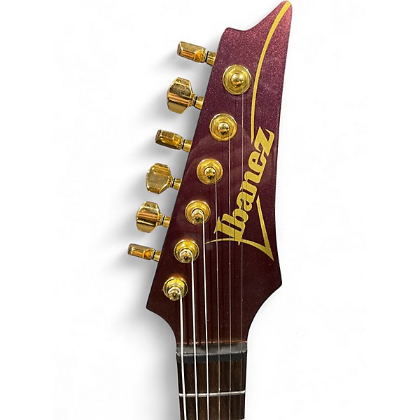 Used Ibanez SML721 Rose Gold Chameleon Solid Body Electric Guitar