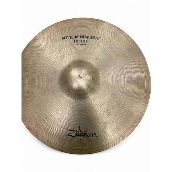 Vintage 1980s Zildjian 14in New Beat Hi Hat Pair Cymbal