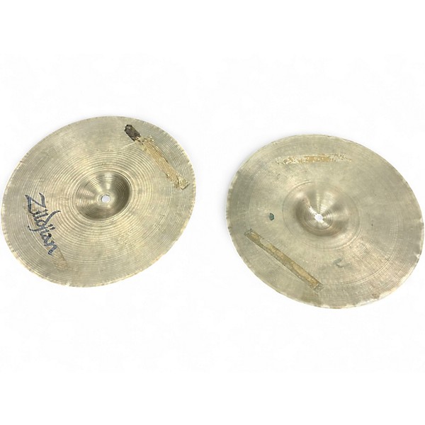 Vintage 1980s Zildjian 14in New Beat Hi Hat Pair Cymbal