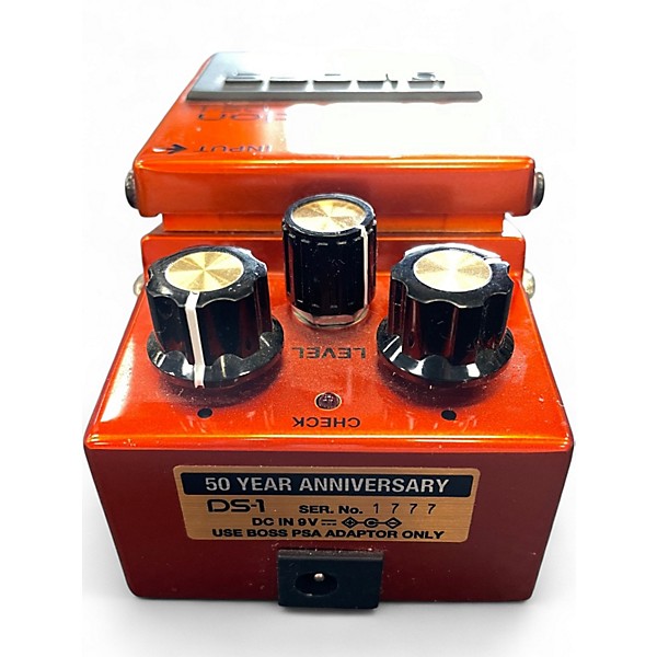 Used BOSS DS1 Distortion 50TH Anniversary Effect Pedal