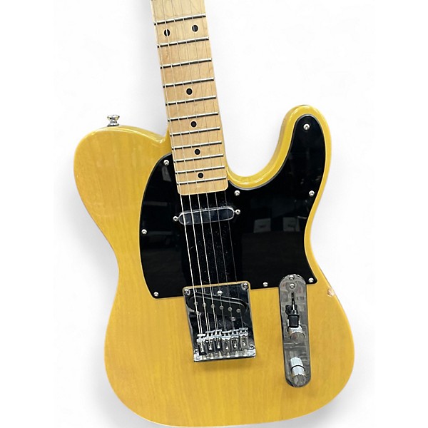 Used Squier Affinity Telecaster Butterscotch Blonde Solid Body Electric Guitar