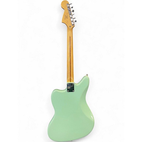 Used 2016 Squier Vintage Modified Jaguar Surf Green Solid Body Electric Guitar