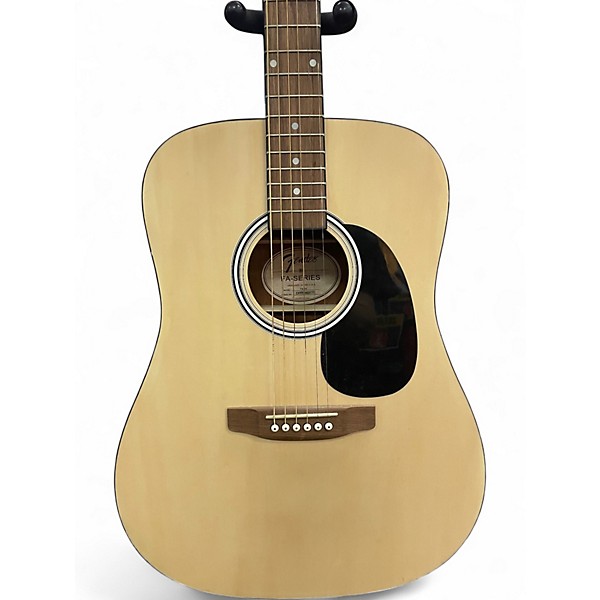 Used Fender fa-25n Natural Acoustic Guitar