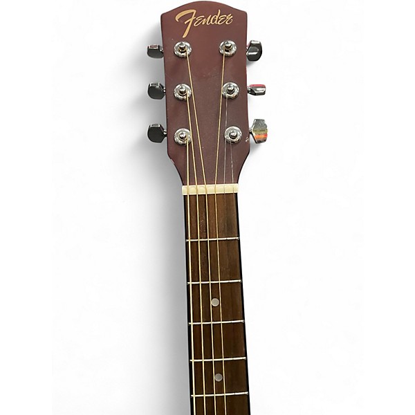 Used Fender fa-25n Natural Acoustic Guitar