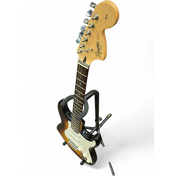 Used Squier Affinity Stratocaster 2 Color Sunburst Solid Body Electric Guitar