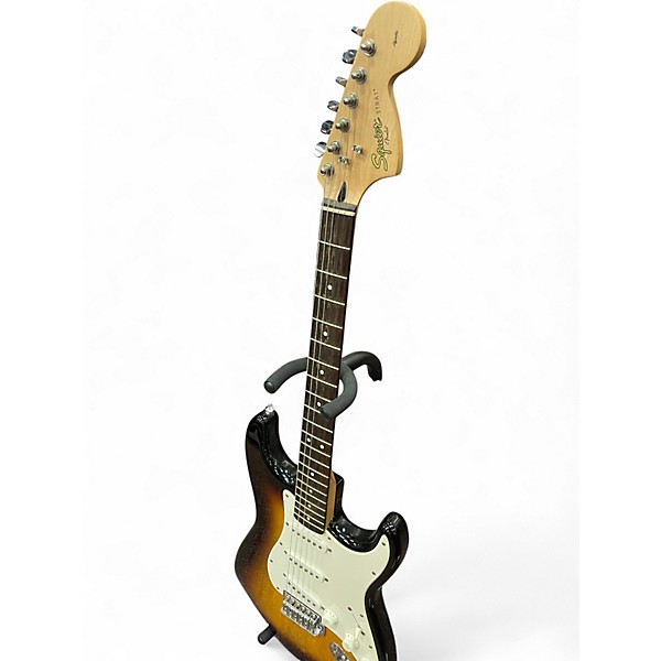 Used Squier Affinity Stratocaster 2 Color Sunburst Solid Body Electric Guitar
