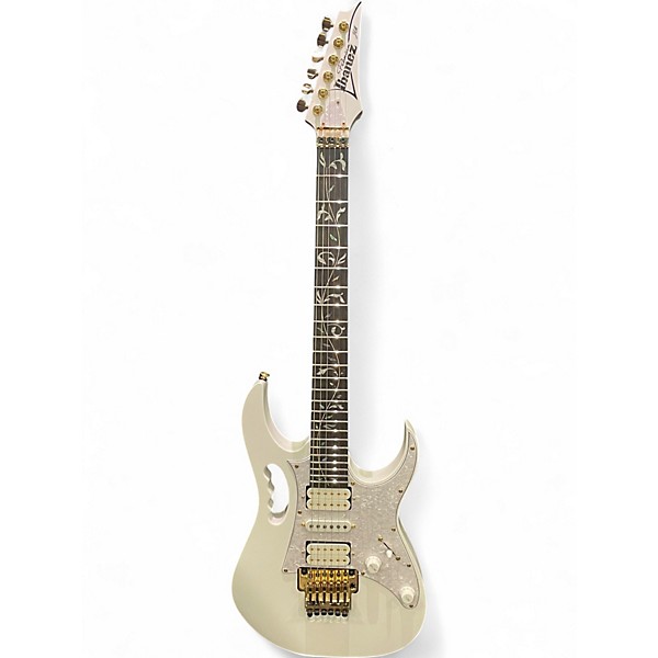 Used Ibanez JEM7VP White Solid Body Electric Guitar