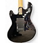 Used Sterling by Music Man Jared Dines Signature Stingray Black and Gold Solid Body Electric Guitar