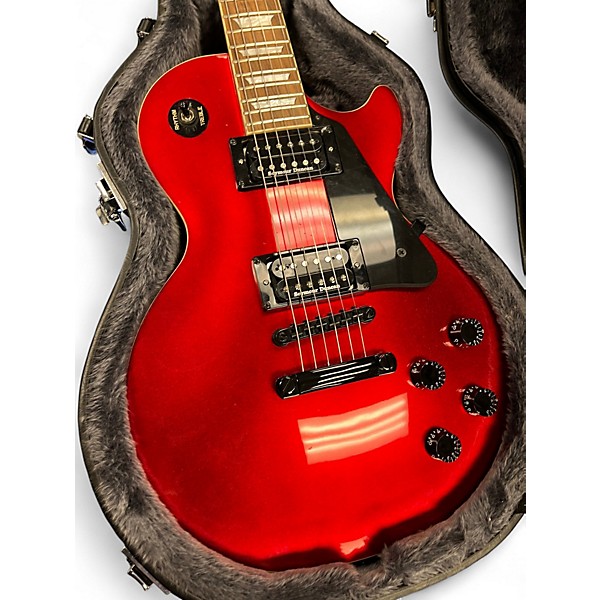 Used 2009 Epiphone Les Paul Modern  Candy Apple Red Metallic Solid Body Electric Guitar