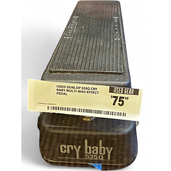 Used Dunlop 535Q Cry Baby Multi-Wah Effect Pedal