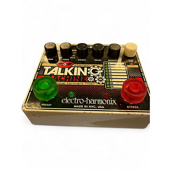 Used Electro-Harmonix Stereo Talking Machine Vocal Formant Filter Effect Pedal