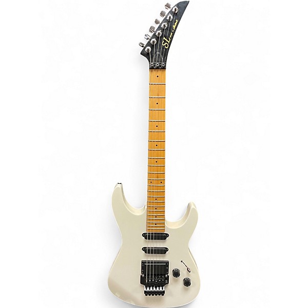 Used 1980s Aria SL Series by Aria Pro II SLST3W White Solid Body Electric Guitar