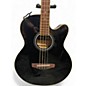 Used Ibanez AEB5E Black Acoustic Bass Guitar