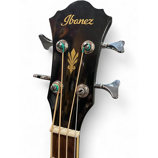 Used Ibanez AEB5E Black Acoustic Bass Guitar