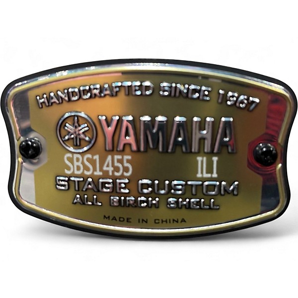 Used Yamaha 14X6 Stage Custom Snare Natural Drum