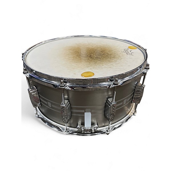 Used Ludwig 7X14 Heirloom Stainless Steel snare Stainless steel Drum