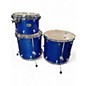 Used Ludwig 4 Piece Centennial Zep Blue Sparkle Drum Kit thumbnail