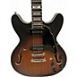 Used Pyle Semi Hollow Body Sunburst Hollow Body Electric Guitar