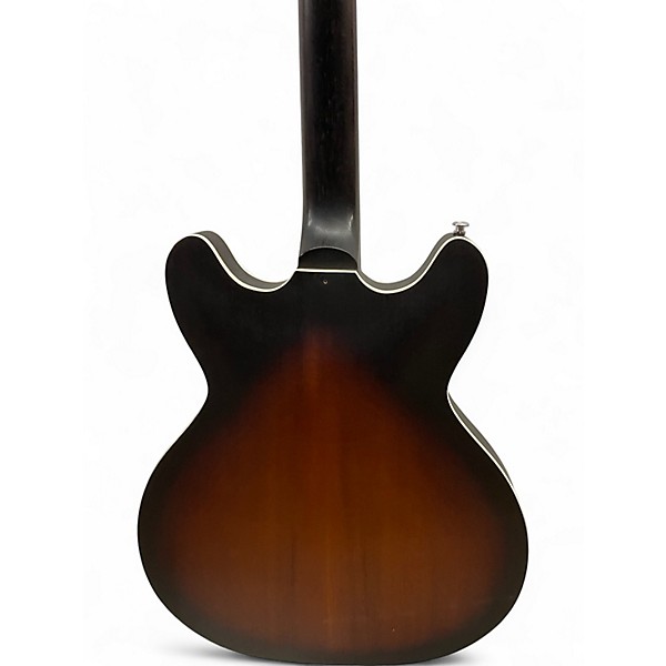 Used Pyle Semi Hollow Body Sunburst Hollow Body Electric Guitar